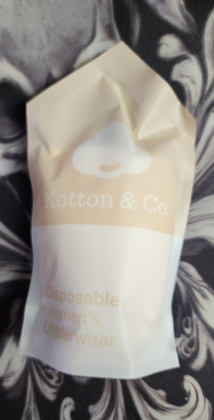 Kotton & Co. Women’s Disposable Cotton Brief Panties,lot Of 3 Size M-L