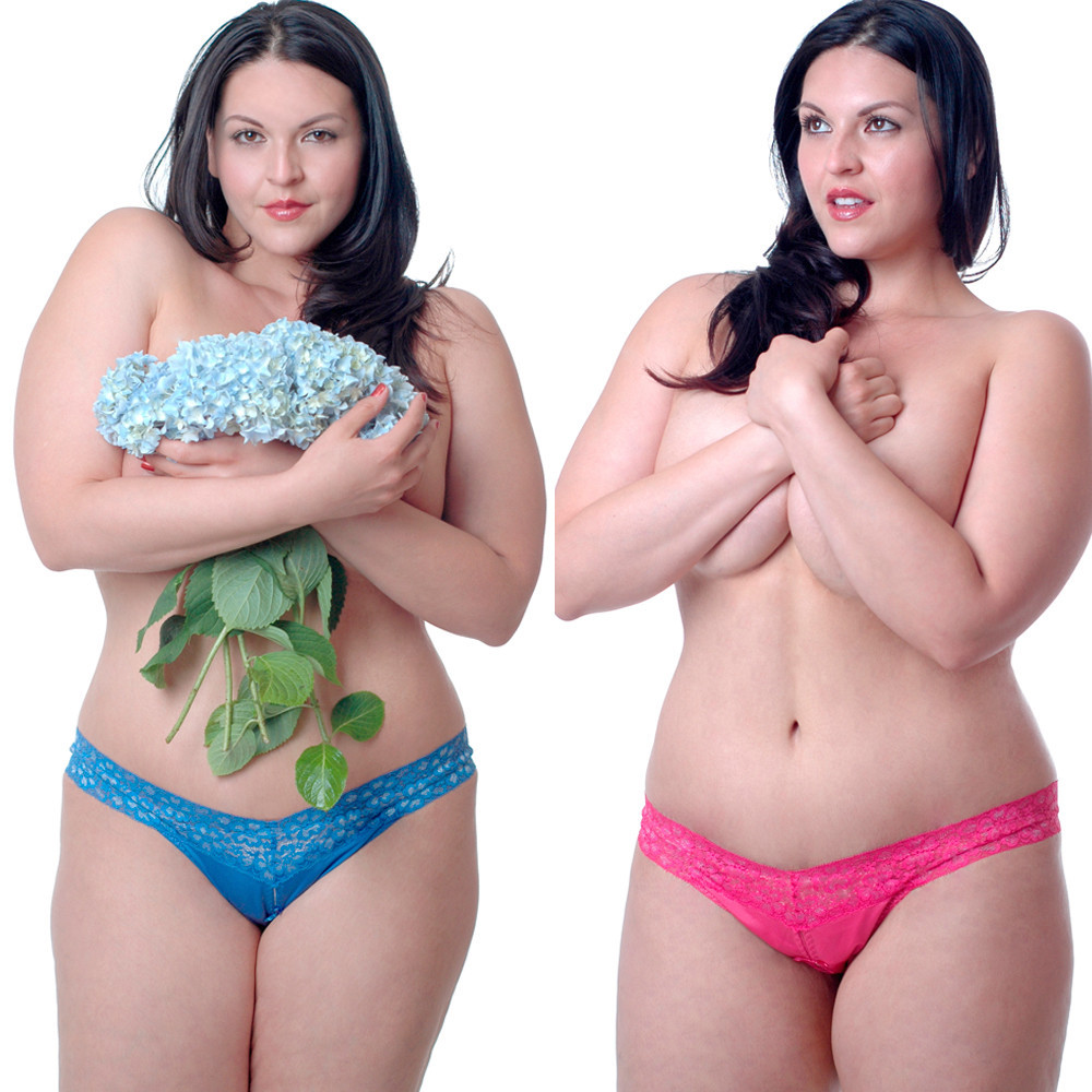 Plus Size Lingerie Open Crotch Thong Size Queen Microfiber Low Rise VX8079X