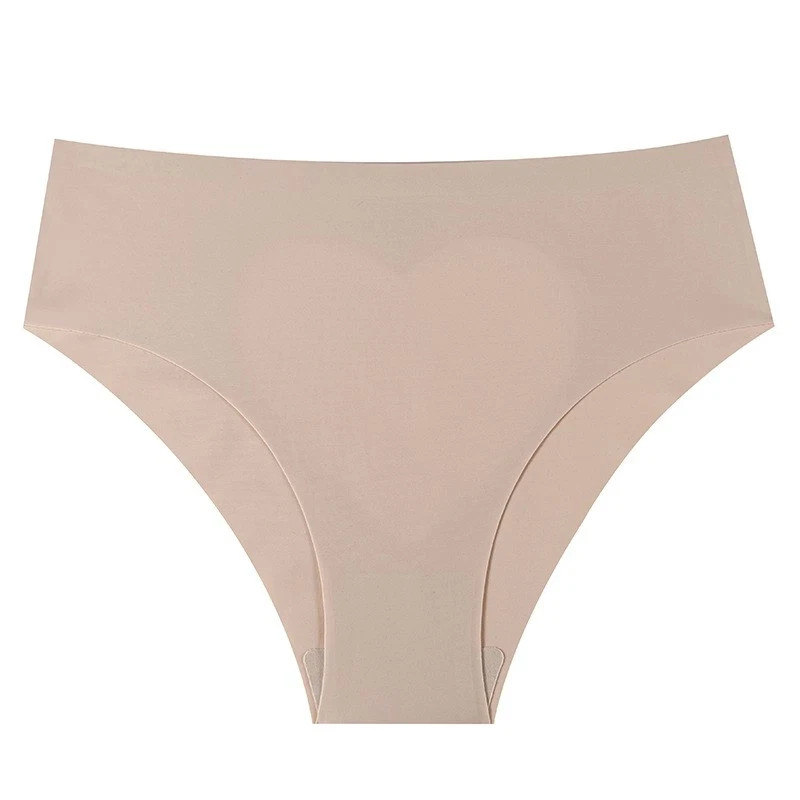 5 Pack Womens Heart Seamless Undewear Panties Solid Stretch No Show Bikini Panty