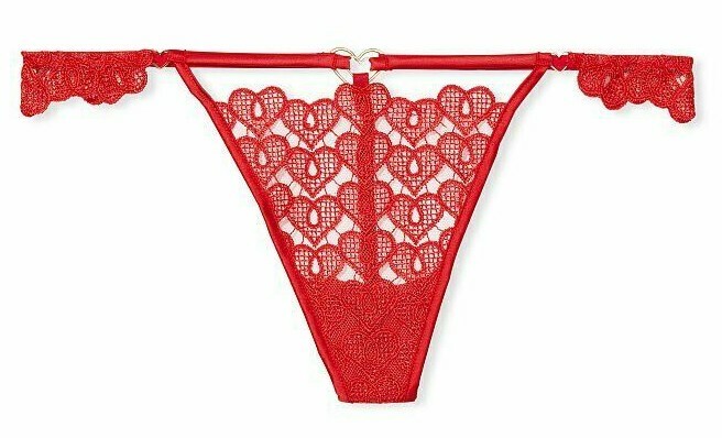 VICTORIAS SECRET DREAM ANGELS SWEET HEART LACE V-STRING THONG PANTY XS S M L XL