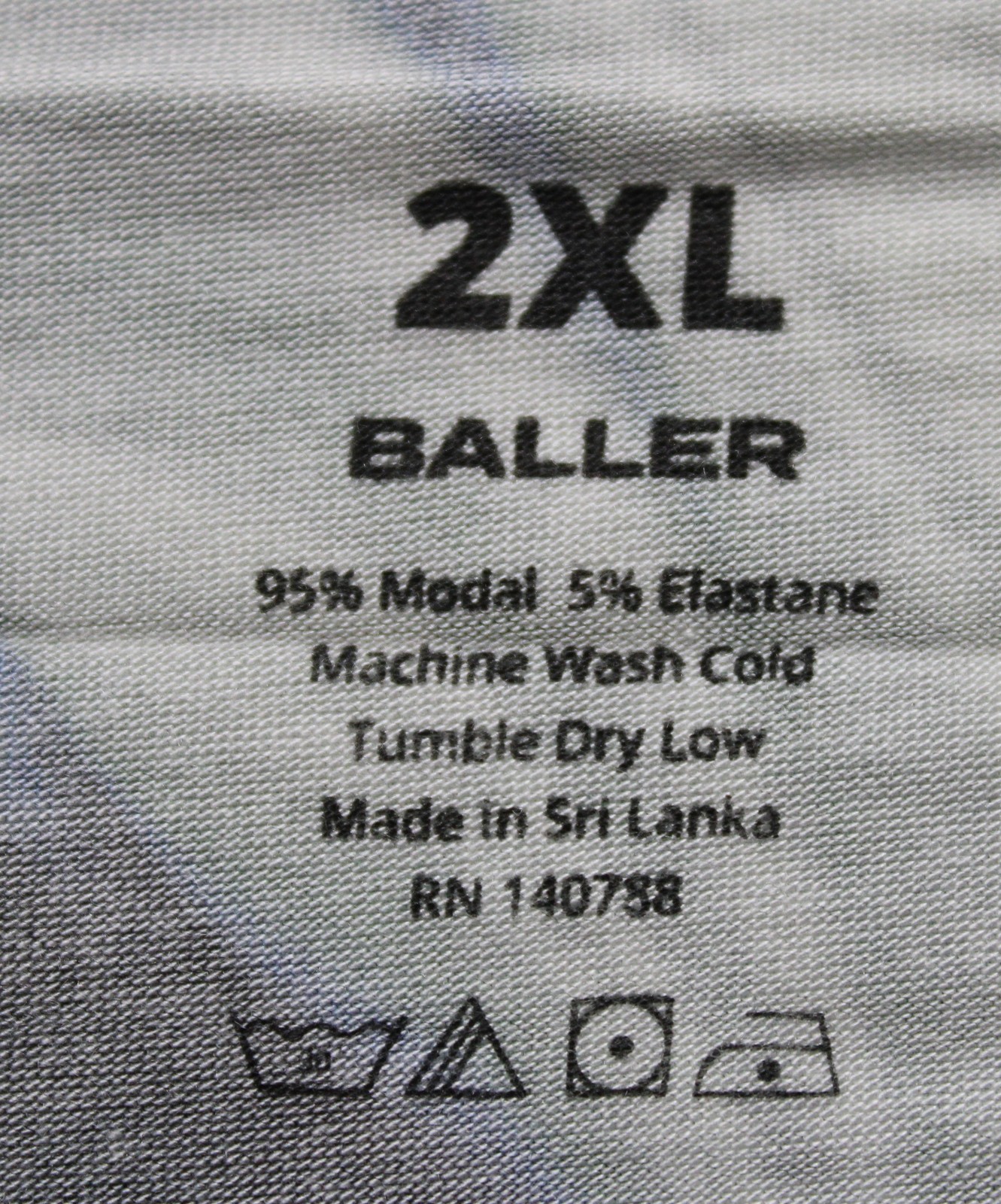 Woxer Women’s Baller Soft Mid-Rise Boxer Briefs DH3 Jade Marble 2XL NWT