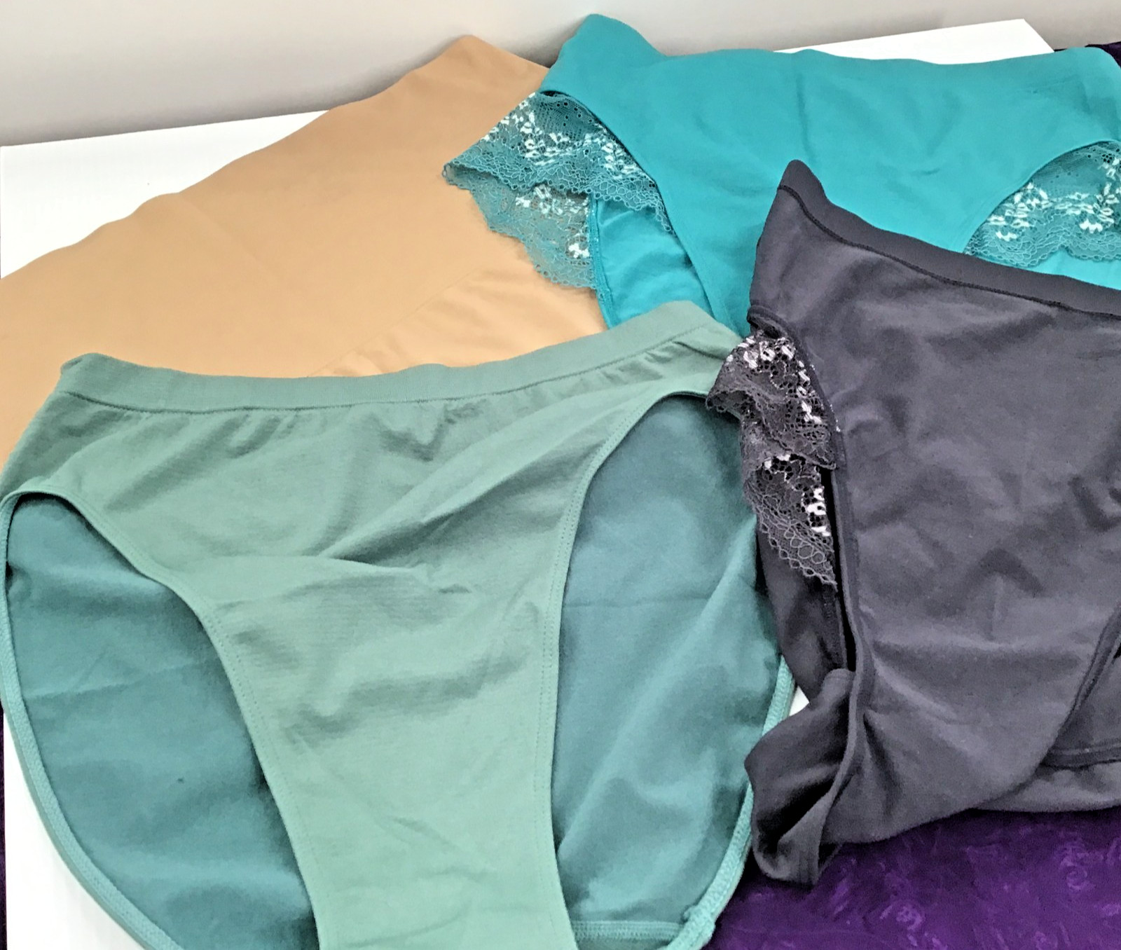 Assorted Style Rhonda Shear & Yummie Panties ( 4 ) 2XL – 3 colors -NEW