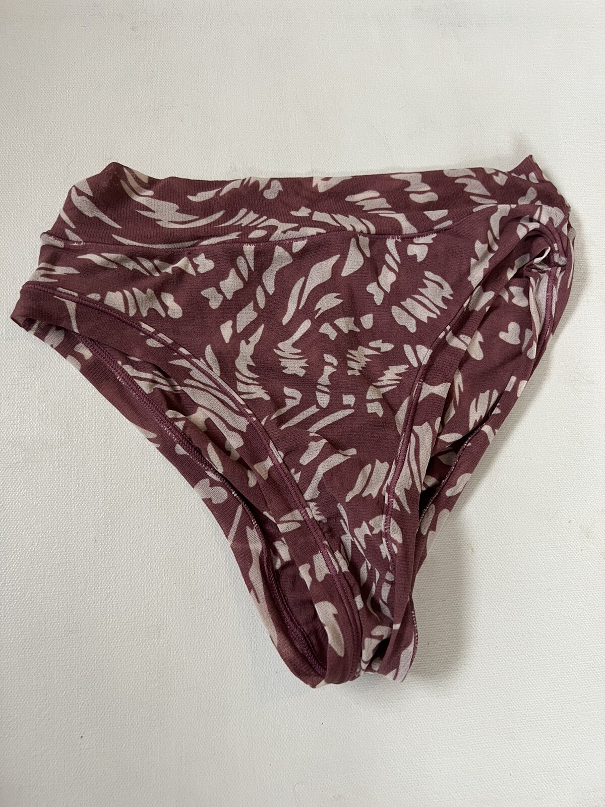 SKIMS SUMMER MESH MID WAIST Raspberry Swirl Pantie Underwear Size Small S Nwt