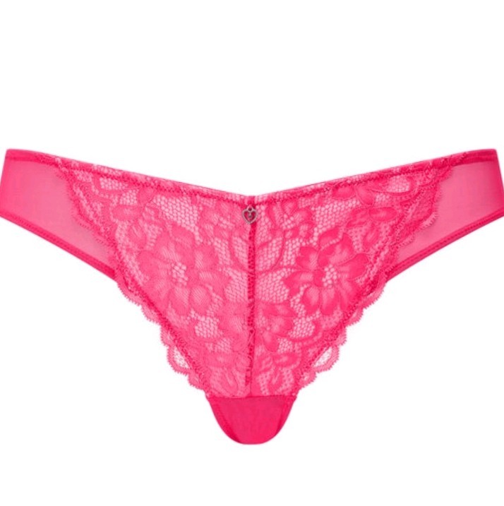 Ann Summers Sexy Lace Brazilian – Dark Pink. Size 12. New With Tags.