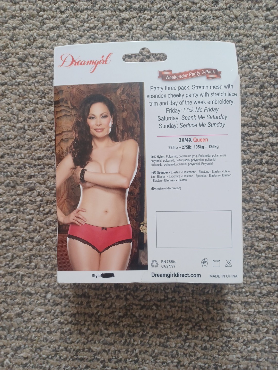 Weekender Panty 3 Pack Queen Size (3x/4x)
