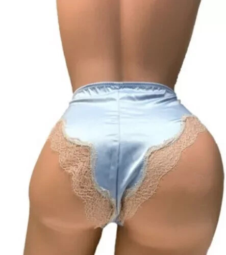 Victoria’s Secret Brazilian Panties Thong Like Luxe Lingerie Satin Lace 29.50