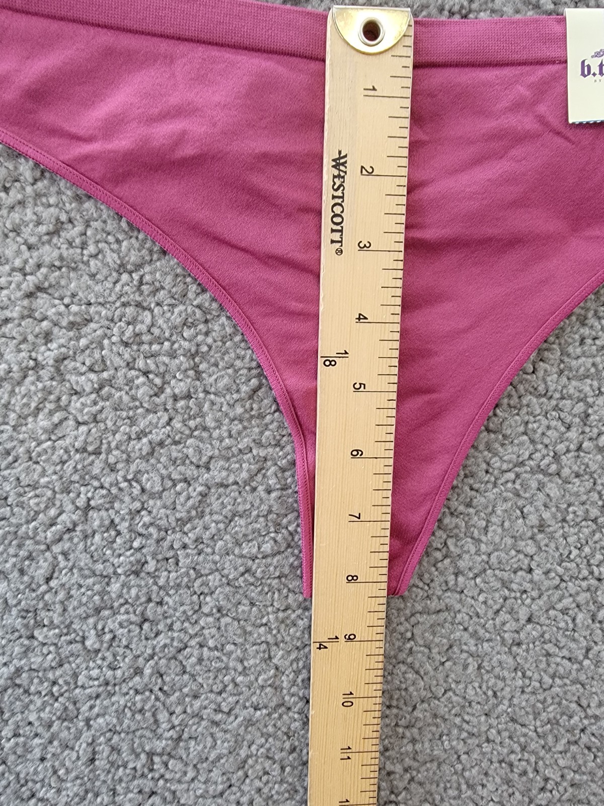 b.tempt’d by Wacoal Comfort Intended Thong Women’s 8-XL Raspberry Coulis Pull On