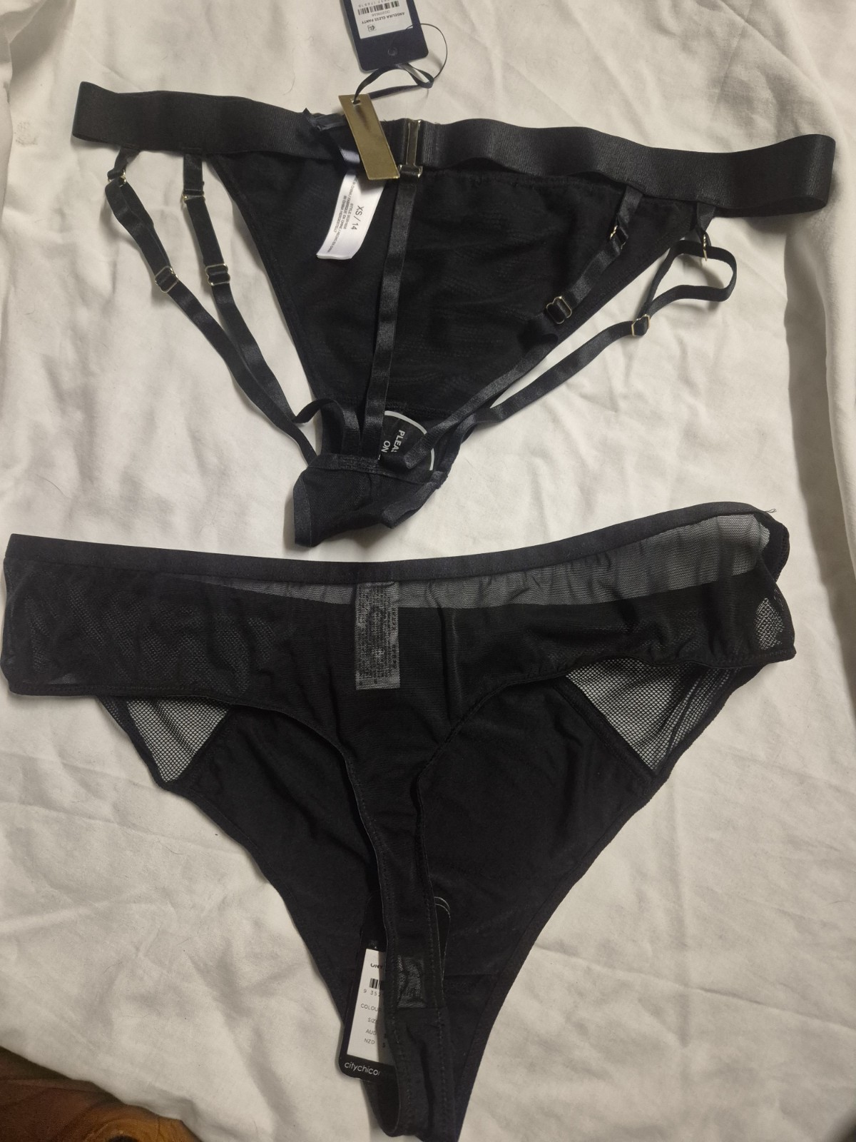 City Chic Xs Garter Set Plus Size 14 Assortment