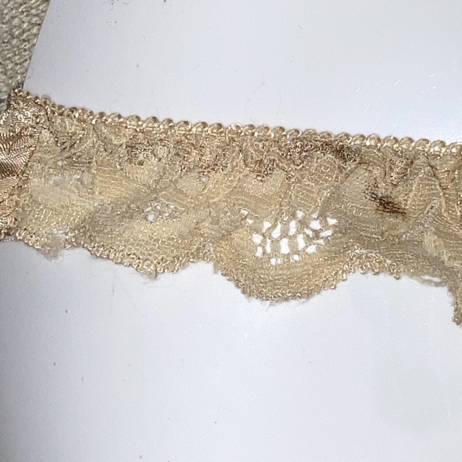 Vintage Victoria’s Secret Shiny Satin Medallion String Bikini Lace Panties S M