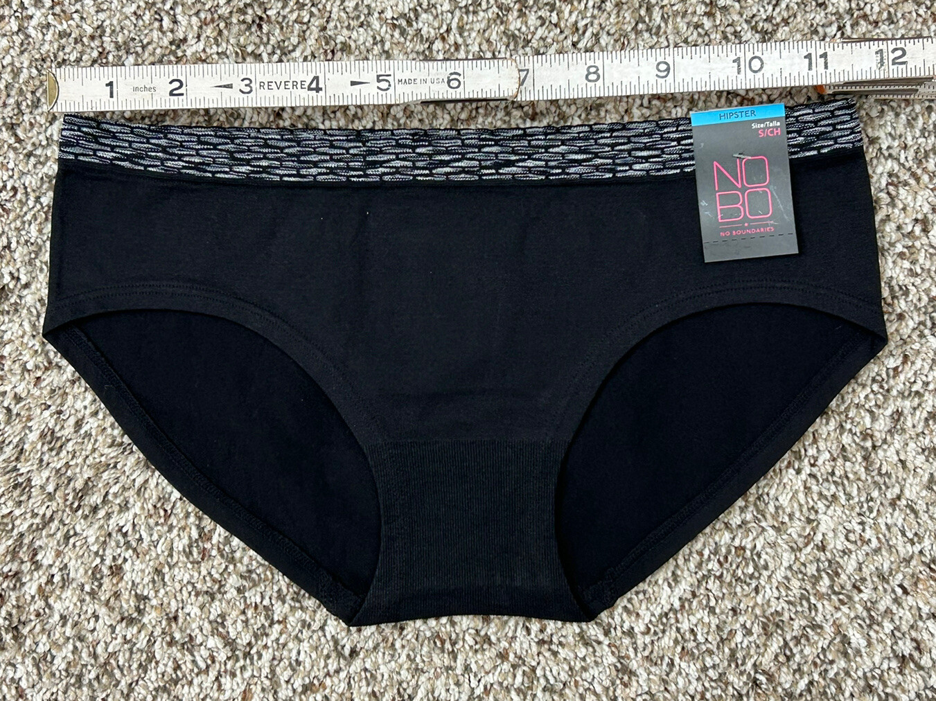New NOBO No Boundaries Seamless Hipster Panties 3-PACK SMALL (E23)