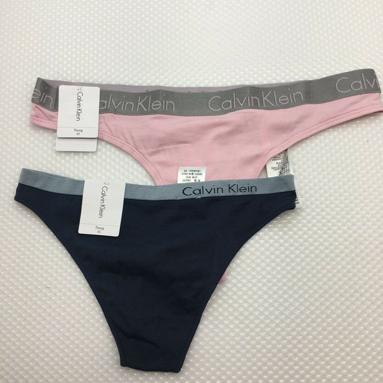 Calvin Klein 2PC women’s Mix and Match Thong Panties, XSmall