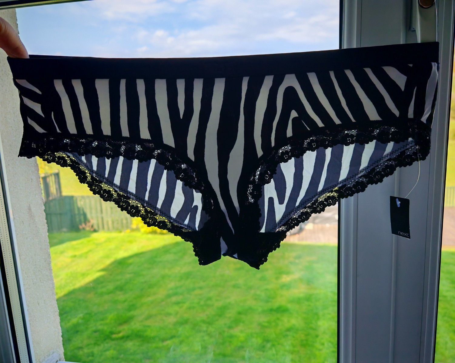 Next Black & White Knickers Size 14