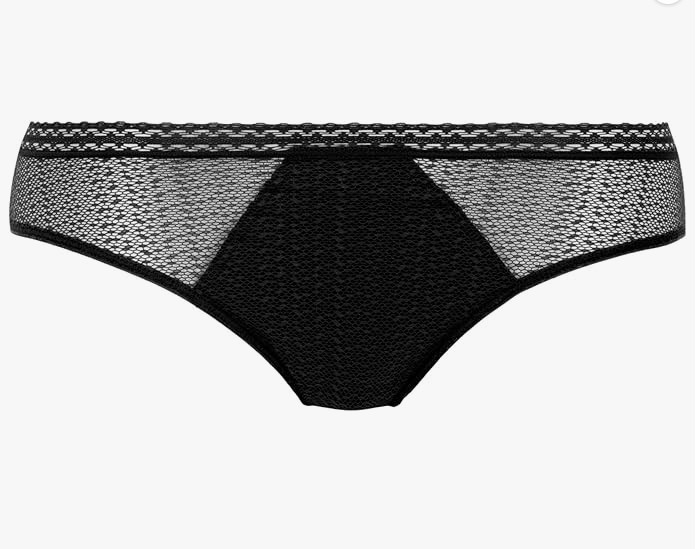 Passionata Fall In Love Black Briefs 14 Large panties panty knickers underwear