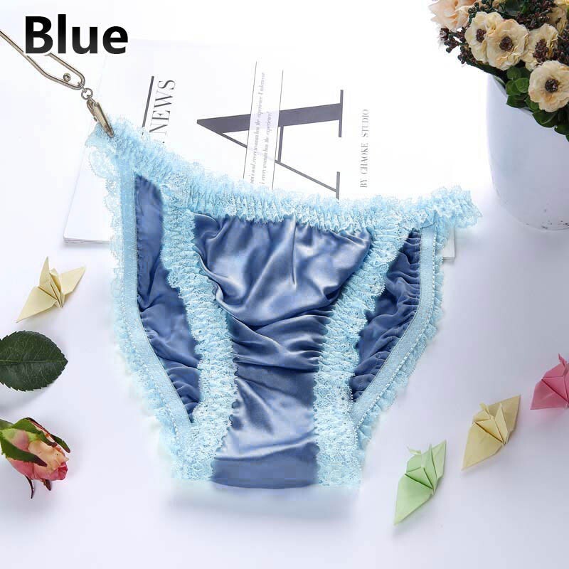 Sexy Blue 2X High Cut Panties NEW US Seller