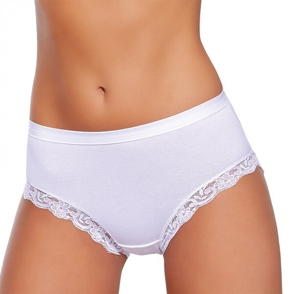 6 Women’s Midi Briefs Modal Stretchy Lace Underwear Jadea 532