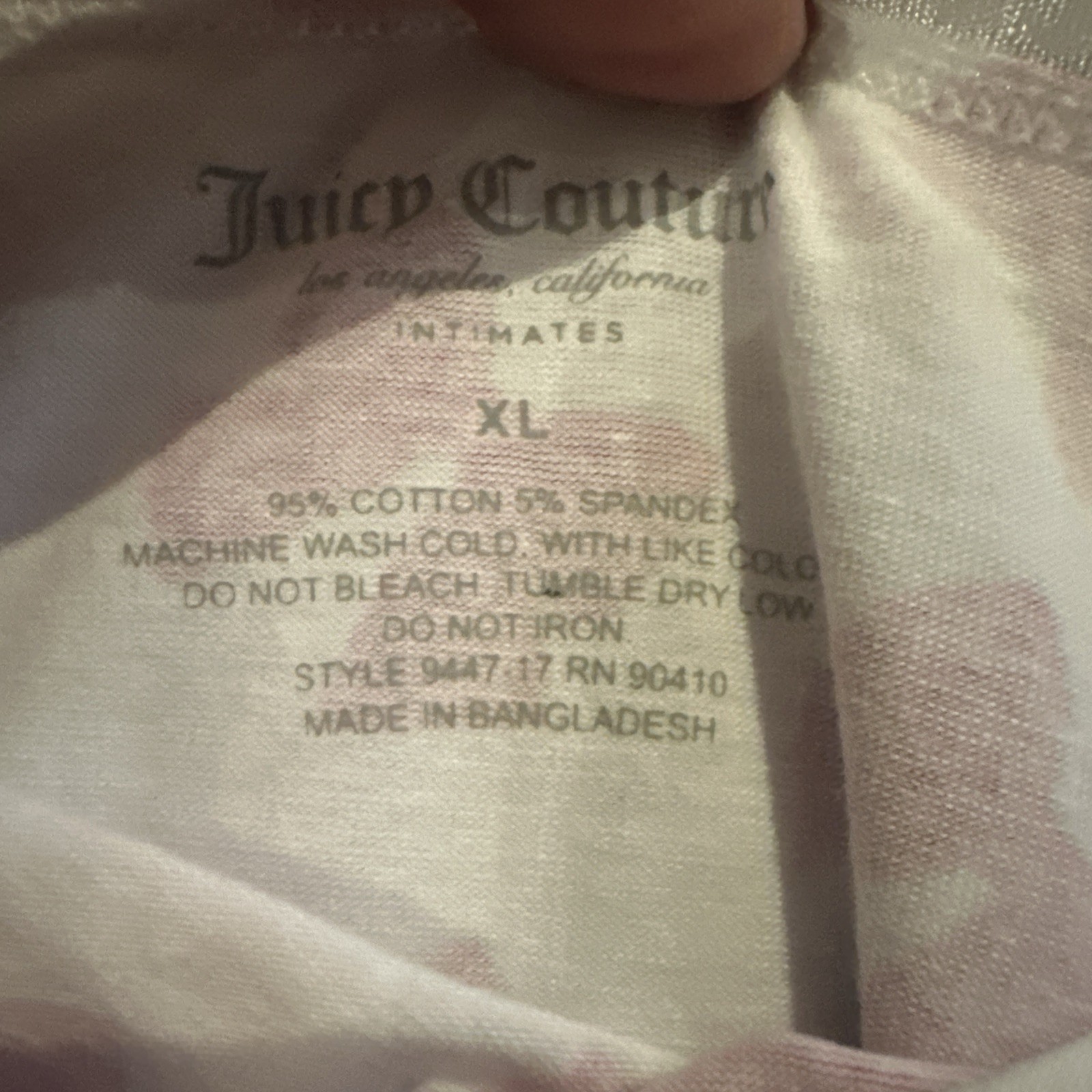 Juicy Couture Women’s 5 Pack Bikini Underwear Panties Bows Logo XL