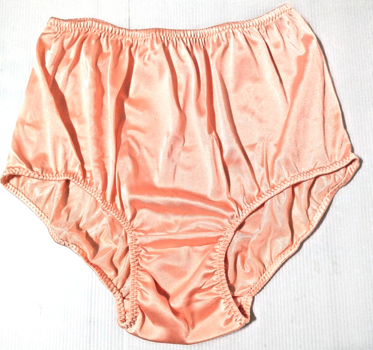 5 Nylon Panties/ High Waisted/ Double Nylon Layer Crotch/Nice ORANGE/ Size XXL