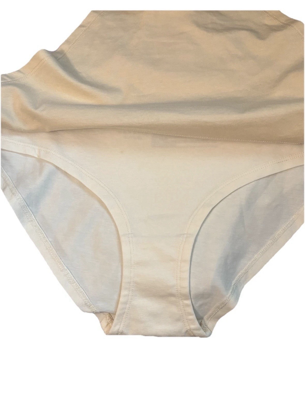 DANSKIN WOMEN ORGANIC COTTON BIKINI PANTIES XL 5 PACK SEAMLESS SOLID SUPER SOFT