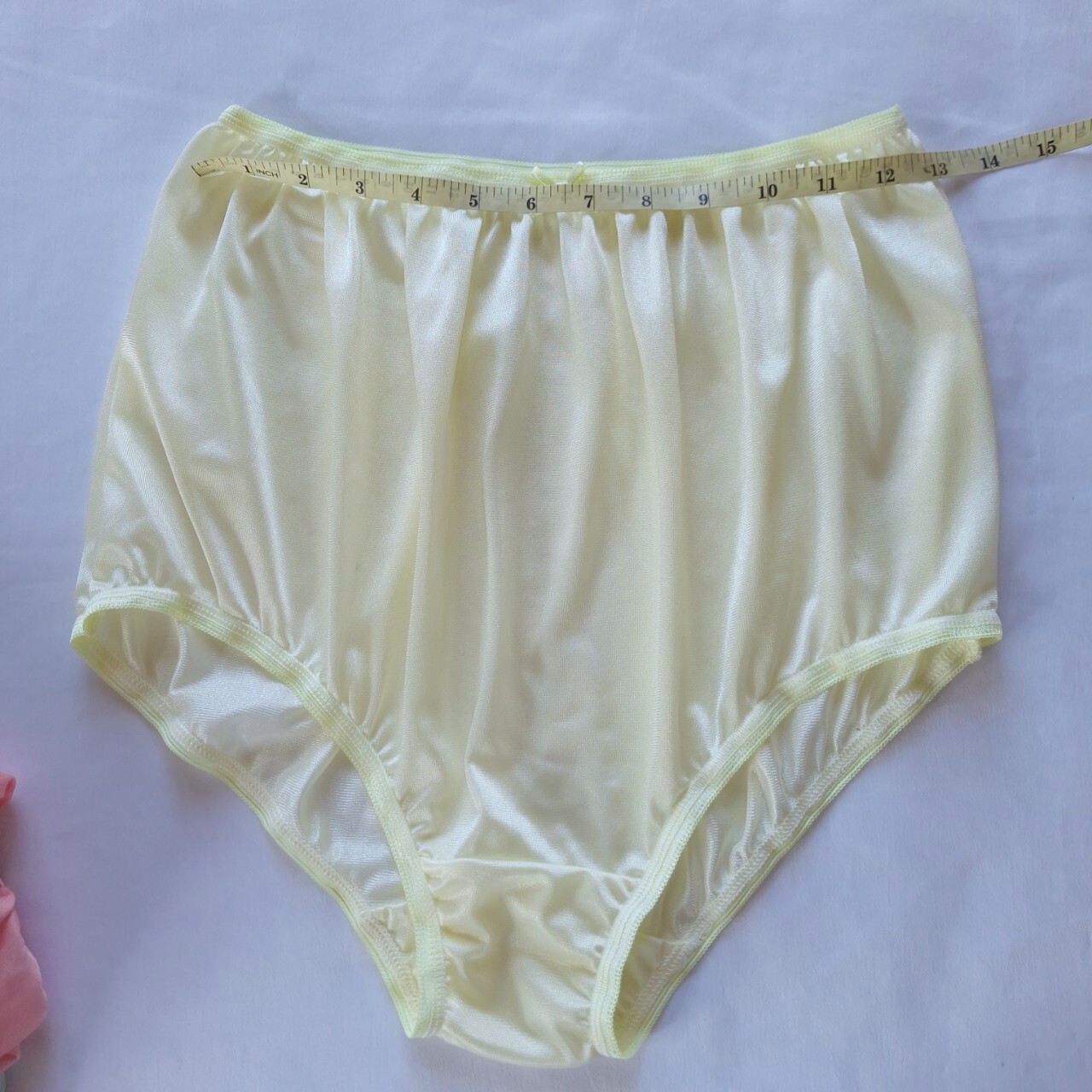 5 Large Underwear Soft Silky Nylon Smooth Briefs Woman Man High Waist 42″-50″