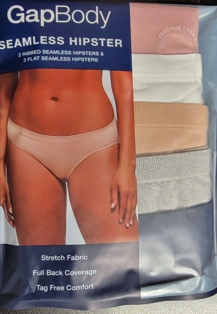 5 Pack GapBody Women’s Seamless Stretch Hipster Underwear Gap MultiColor L XXL