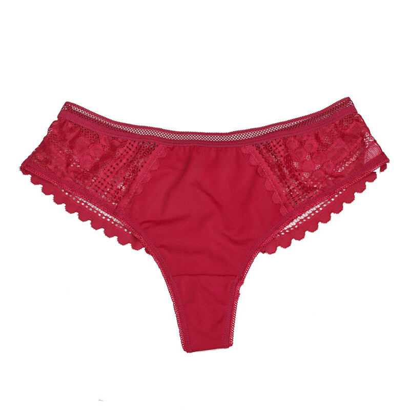 5 Pack Lot Sexy Womens Lace See Through Panties G-string Thongs Bikini Underwear