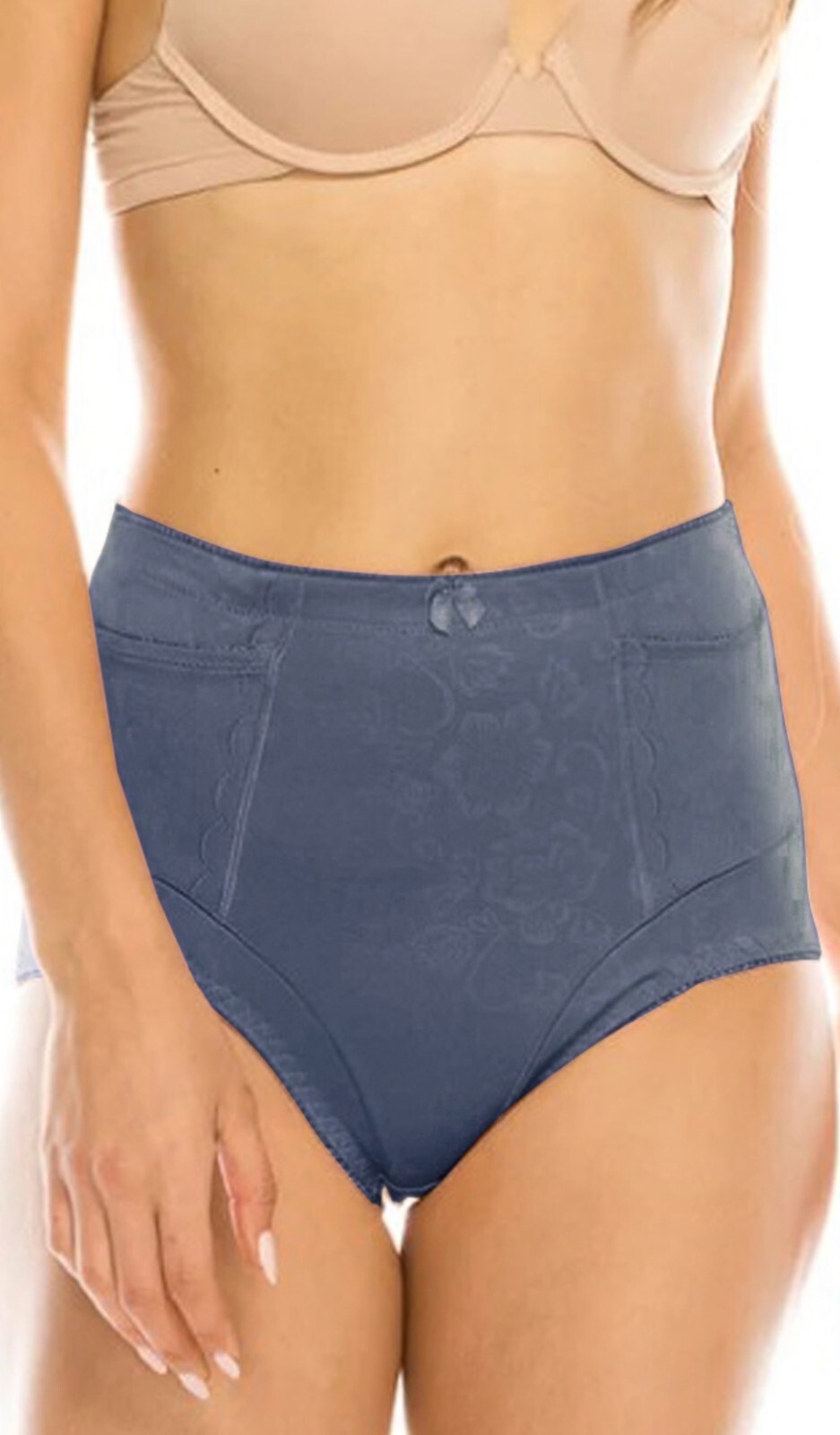 High Waisted Briefs Girdles Panties Lot 2-6 Tummy Control 683 Travel Safe Pocket