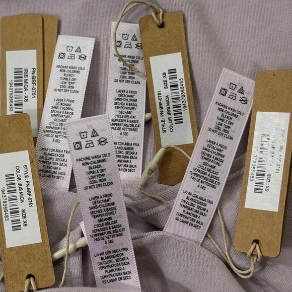 SKIMS Cotton Jersey Full Brief Lot of 4 Iris Mica XS