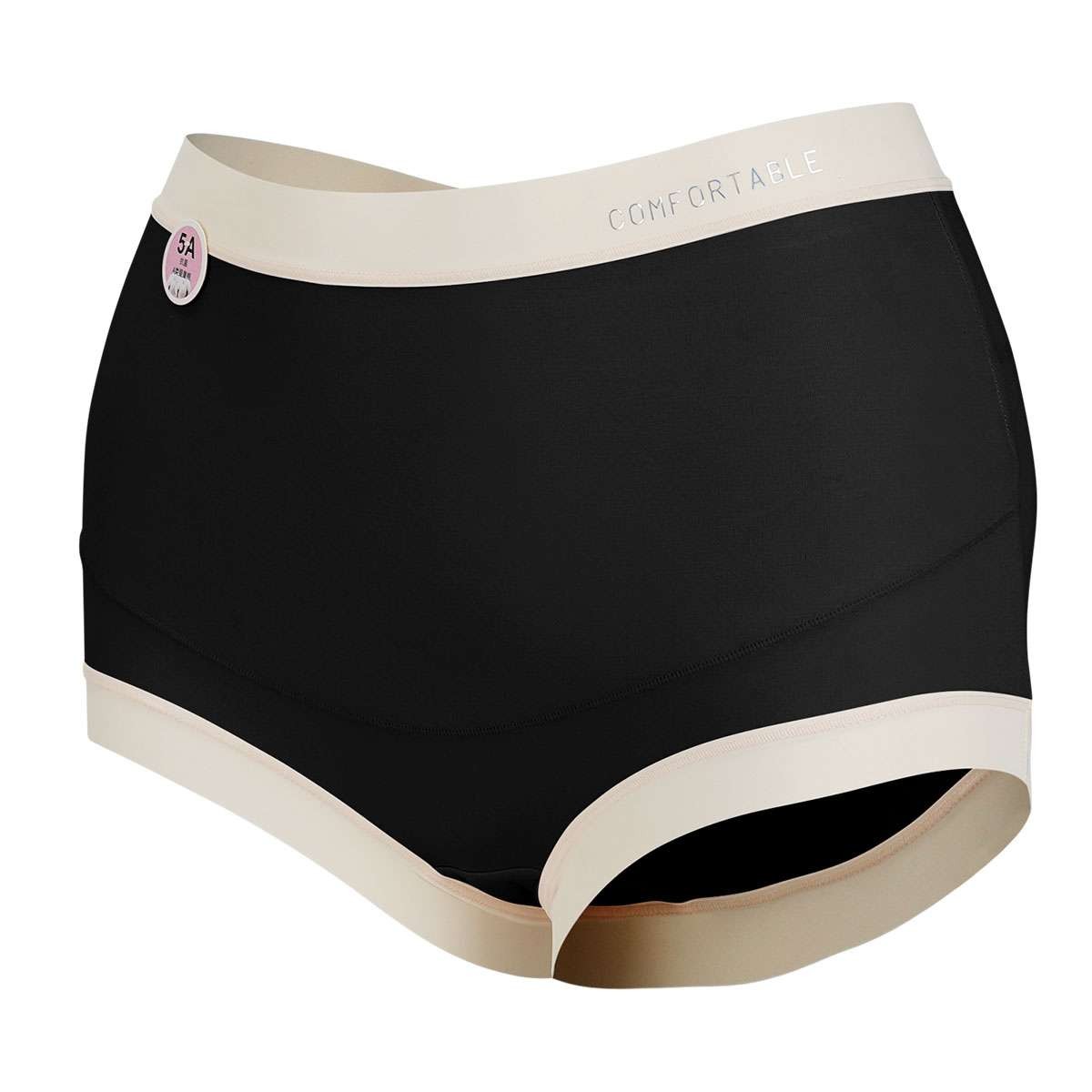 4 PCS Womens Tummy Control Panties Menstrual Underwear Briefs High Waist Pants