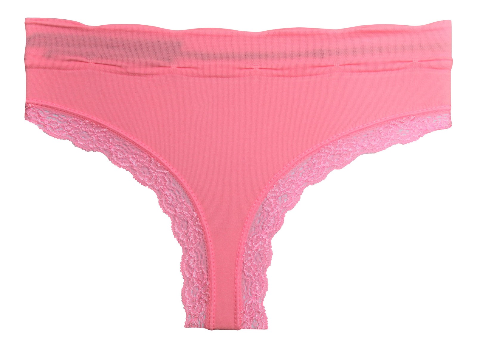 12 Stretchy Pink Wicking Soft Microfibre Thongs. Multi Pack String Knickers Sale