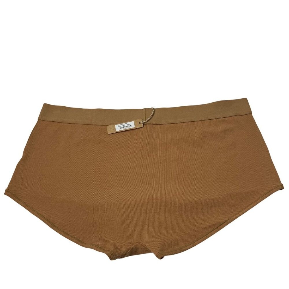 SKIMS Cotton Jersey Boy Shorts Camel 2X
