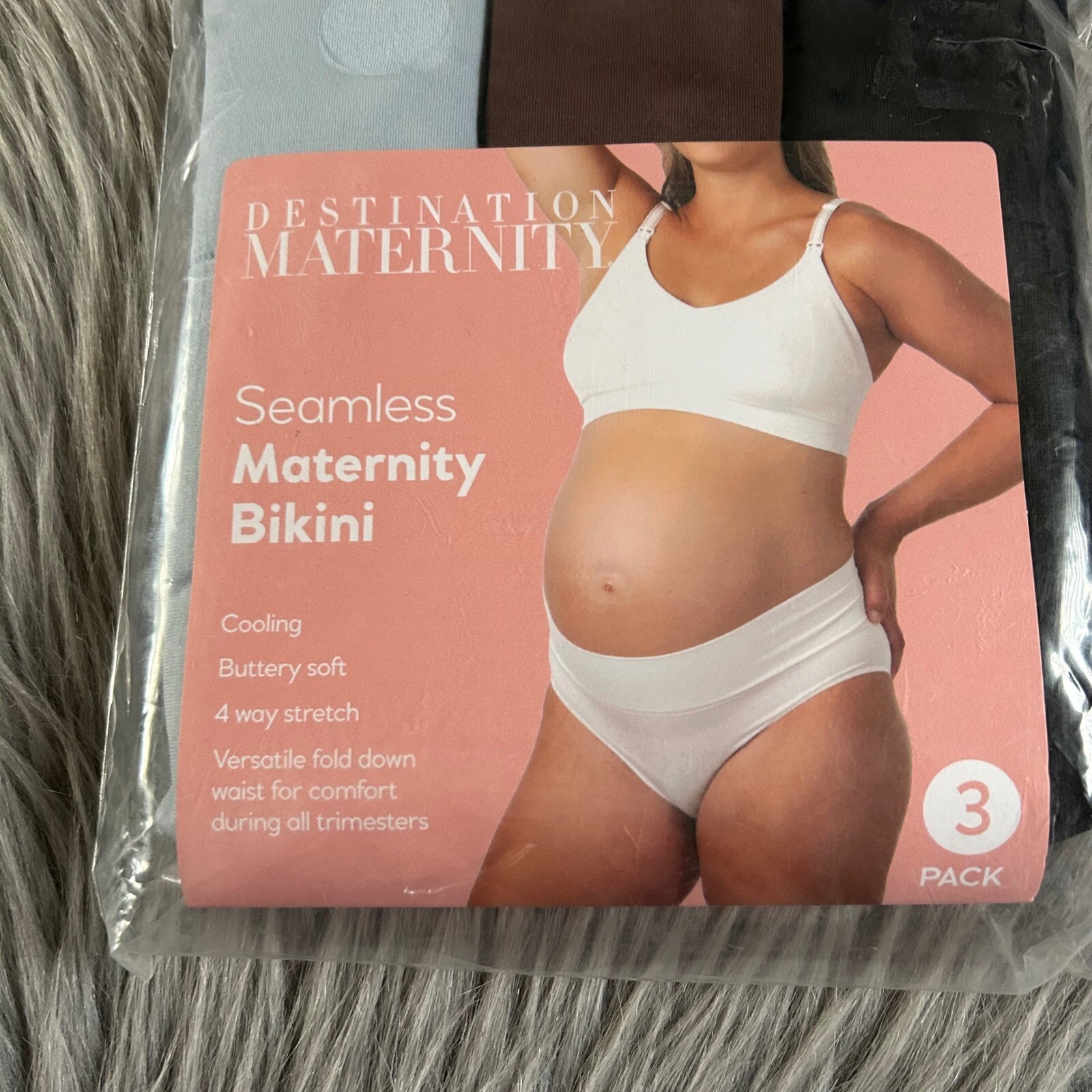 Destination Maternity Seamless Bikini Womens Size XXL Cooling Buttery Soft