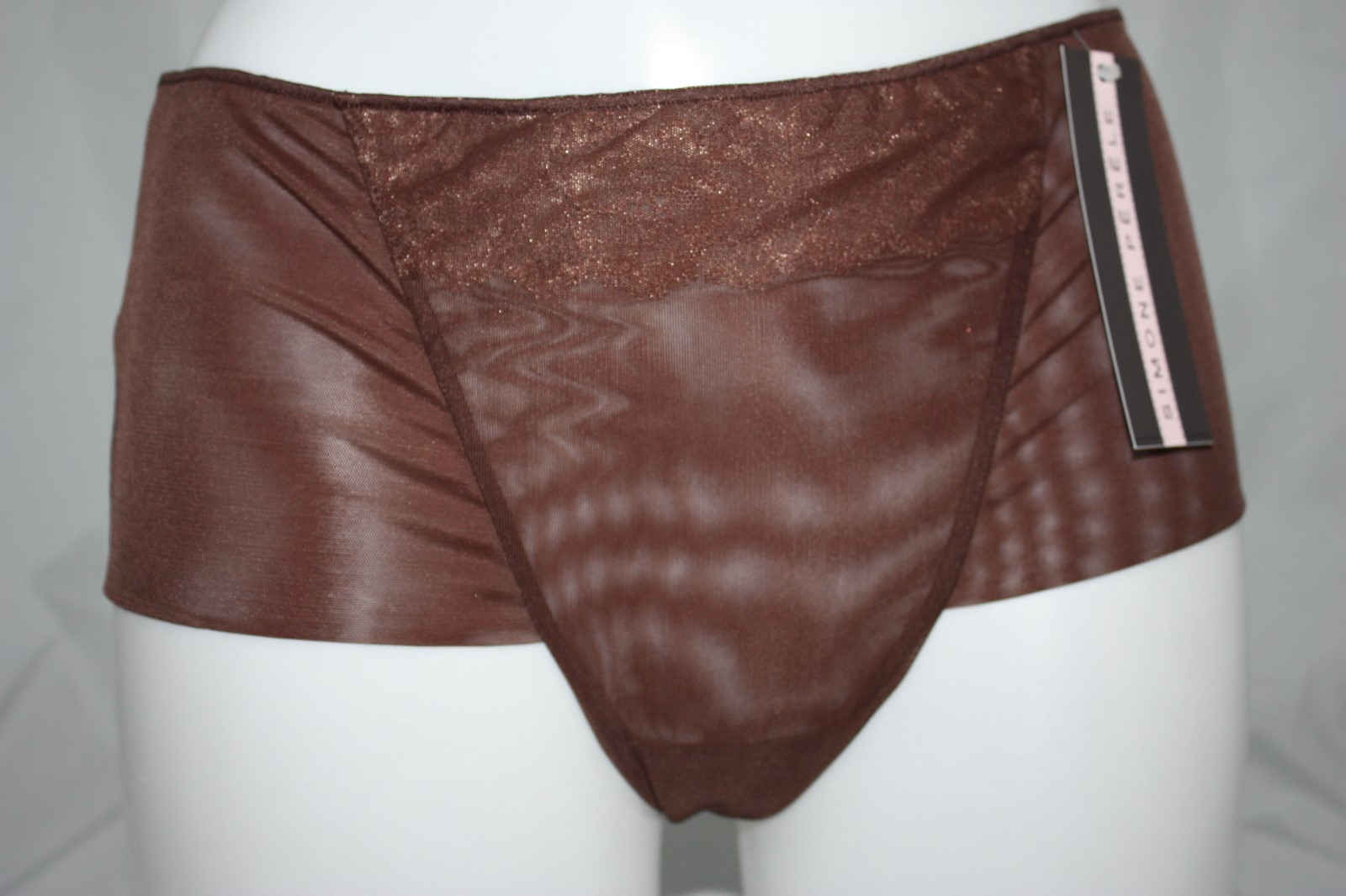 Simone Pérèle ~ TROCADERO ~ mesh lace shorty knickers BNWT various sizes brown