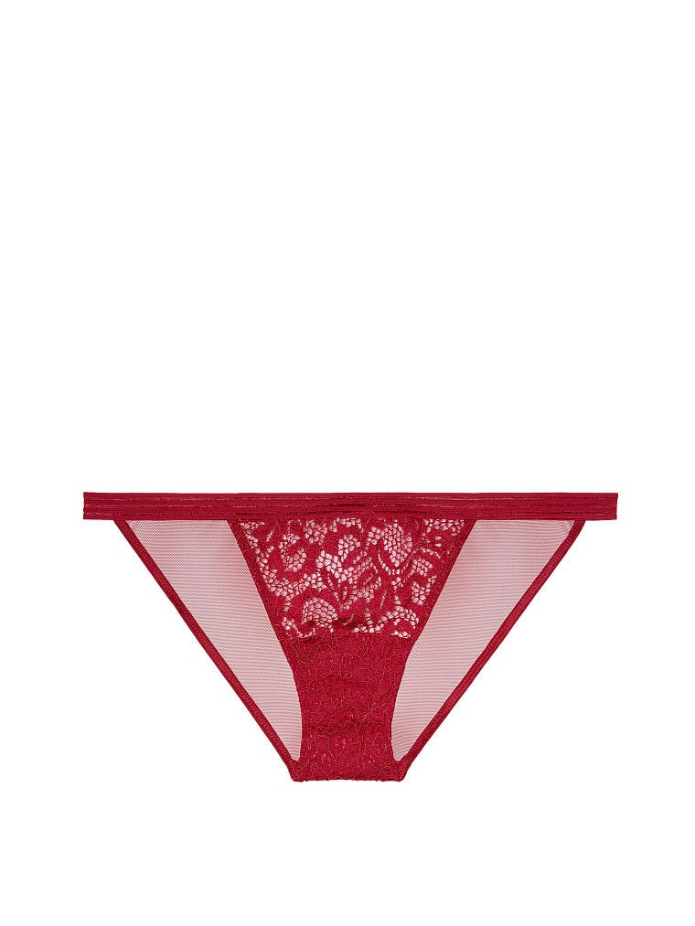 Victoria’s Secret Very Sexy Lace String Bikini Panty Deep Red