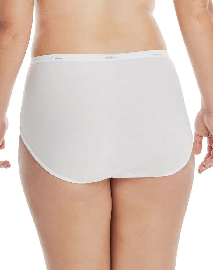 Hanes® Originals Women’s Brief Underwear, Moisture-Wicking, 6-Pack “100% COTTON”