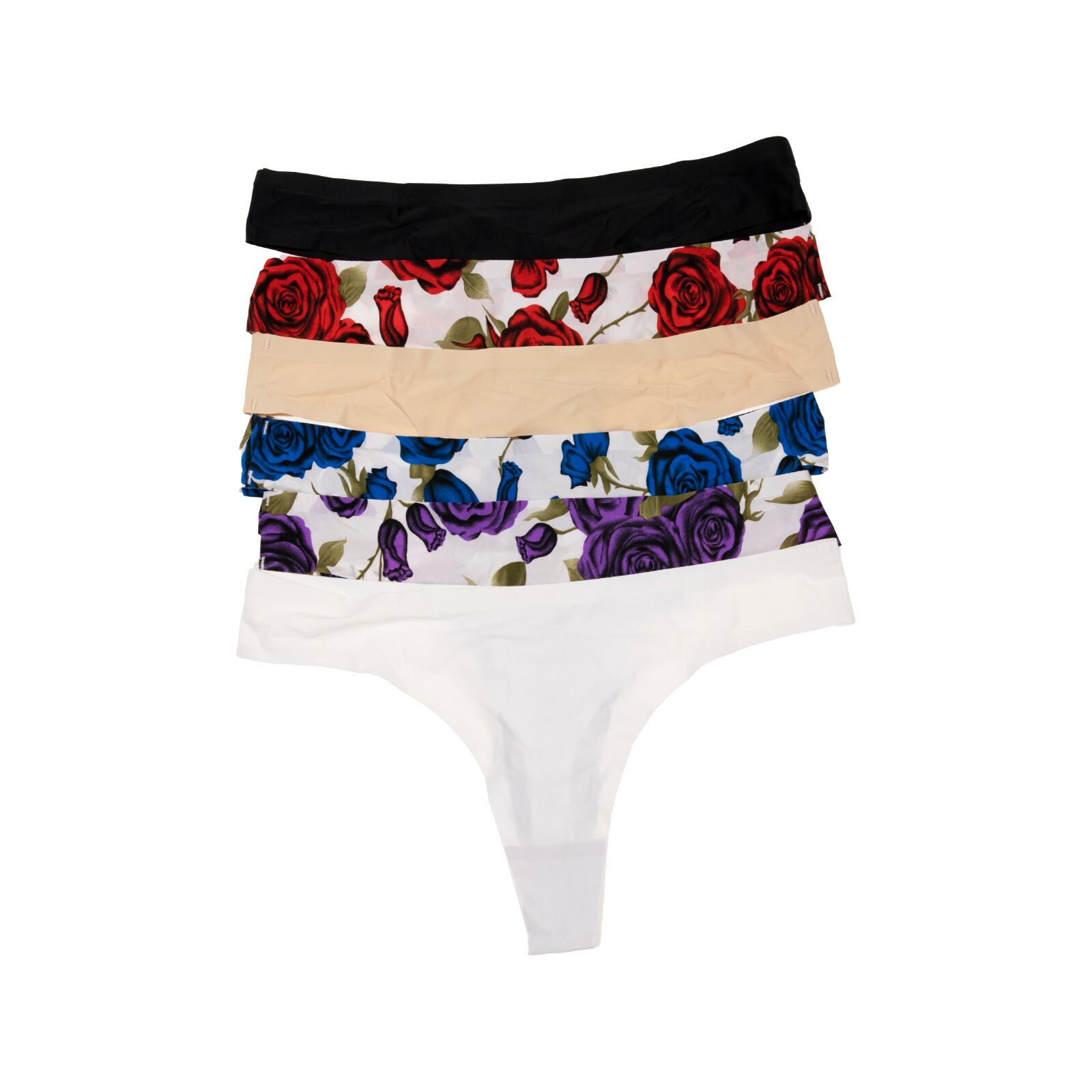 Wealurre Micro Thongs 6-Pack Multi Size M B0158