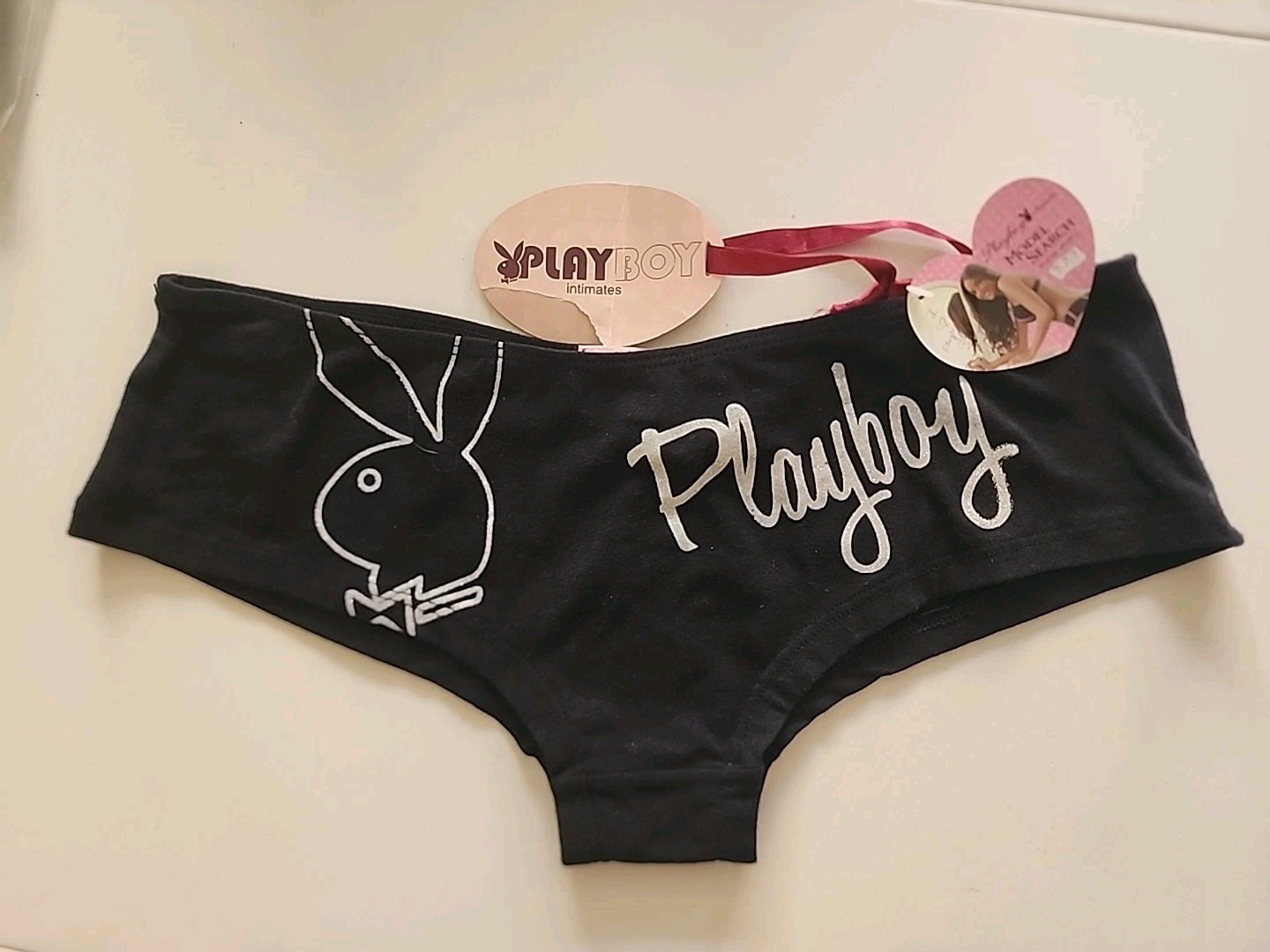 Playboy Intimates Panties Vtg Y2K Dopamine Pinup Bombshell