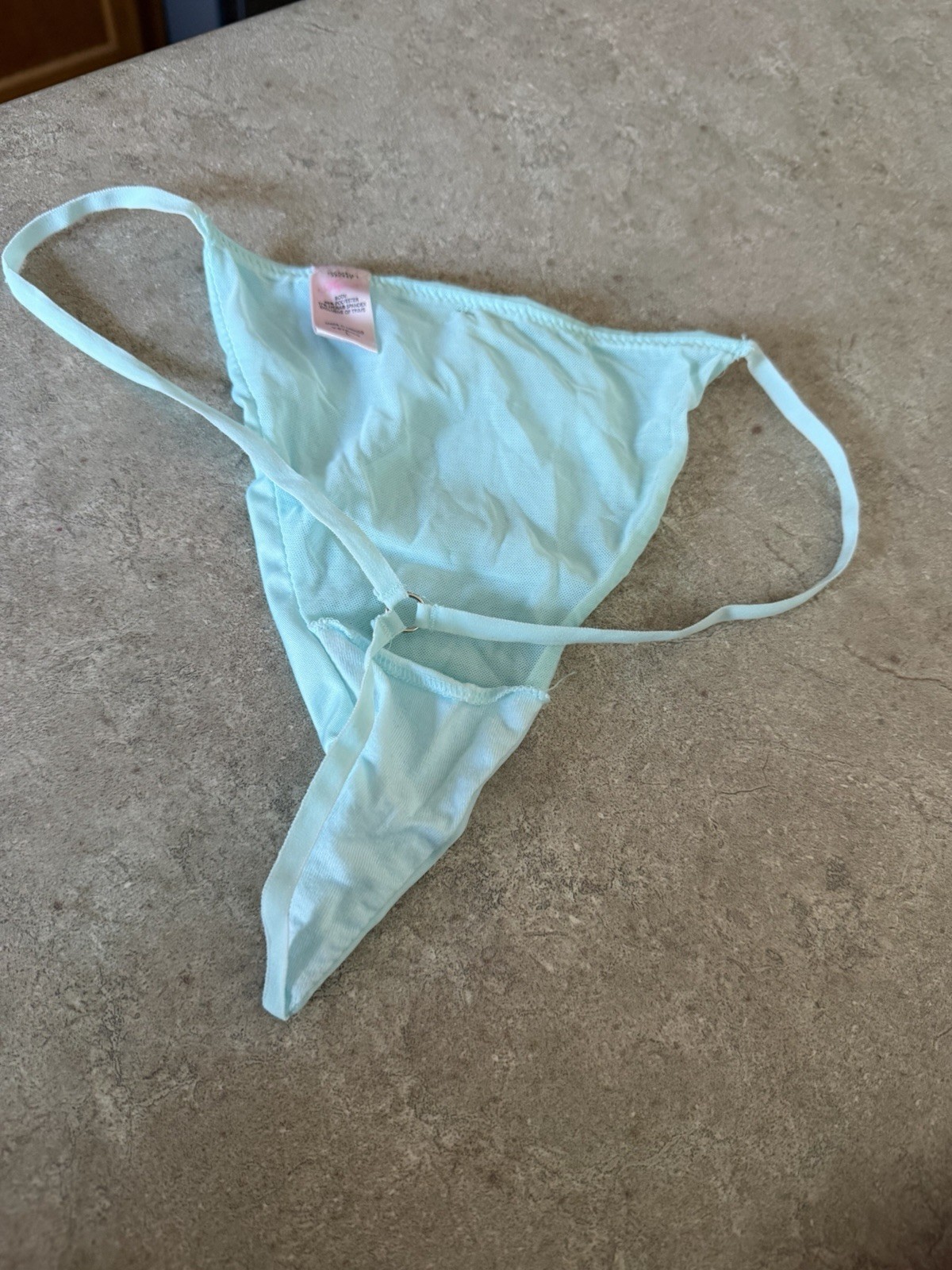 Womens Victoria’s Secret Angels V-String Thong Panties Bow Size L NWOT 2008