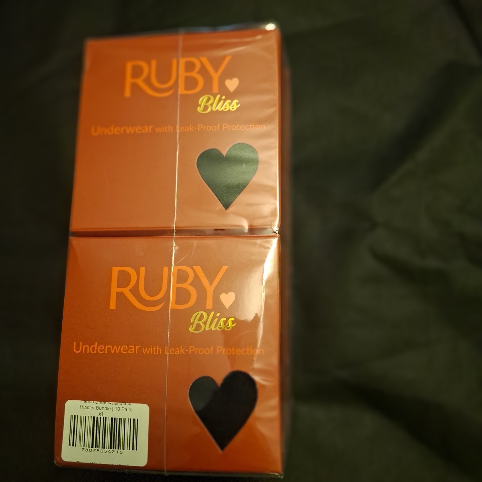 Ruby Bliss Hipster Style Accident Proof Underwear Size XL 10 Pack Bundle