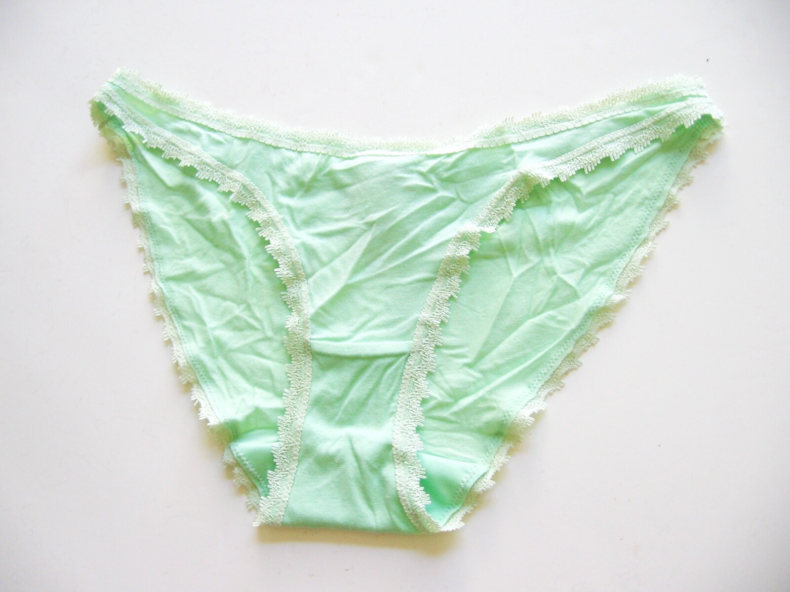 A049B Tart Intimates NEW Women’s Ultra Soft Stretch Modal Lace Opening Bikinis S