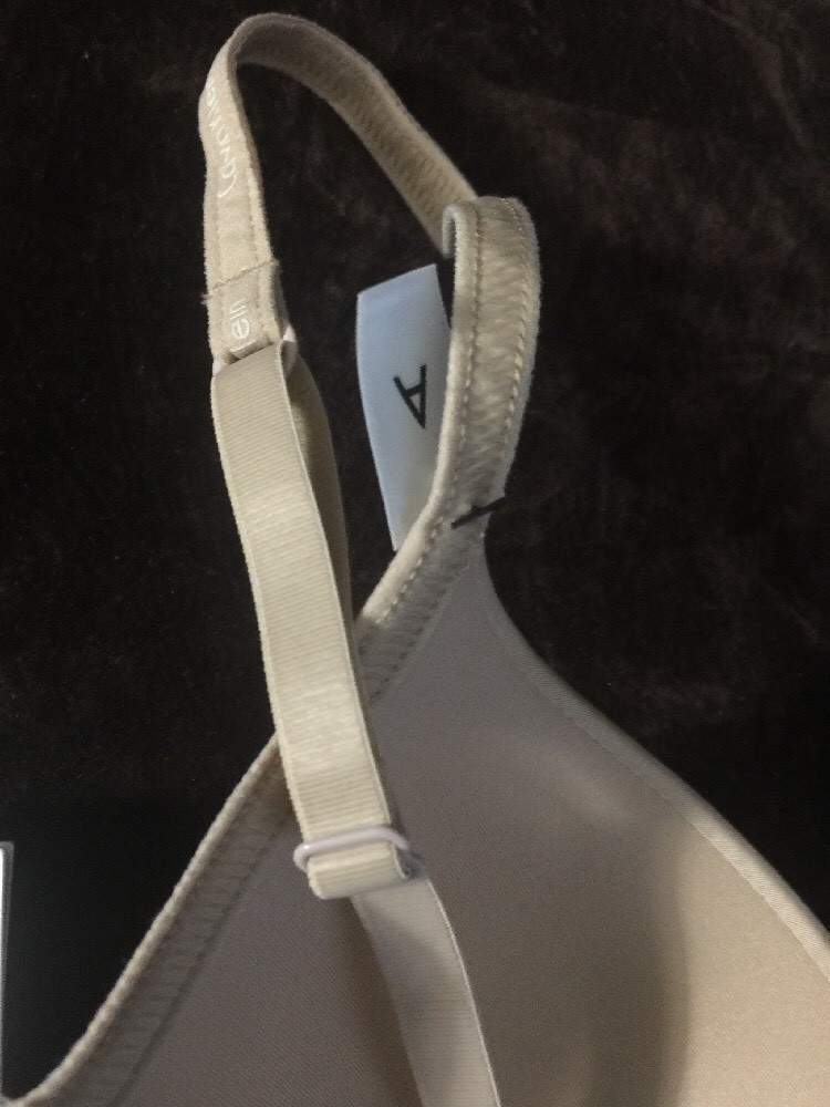 NWT Calvin Klein Womens DEMI UNDERWIRE SAND DUNE BEIGE Sz 34A $38