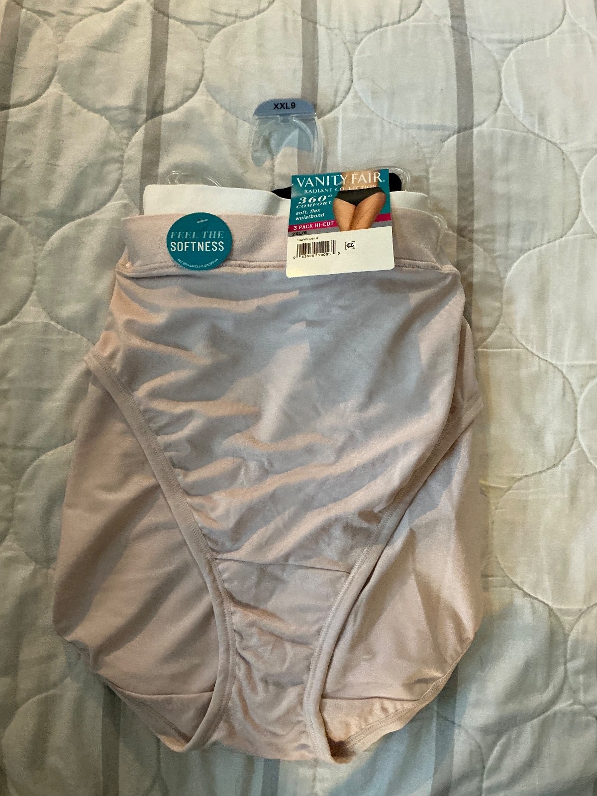 Vanity Fair Radiant Collection 360 Comfort Underwear 3 Pack Hi Cut Women’s XXL 9