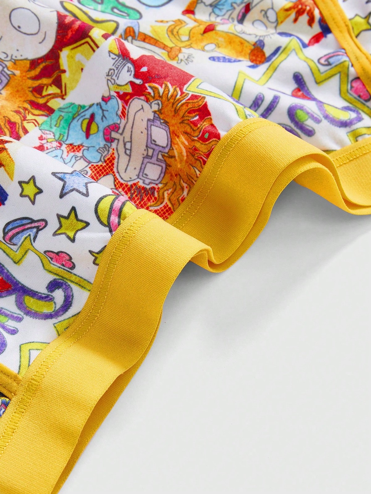 ladies retro shorts 90’s style 3 pack/pack with playful cartoon cheap24