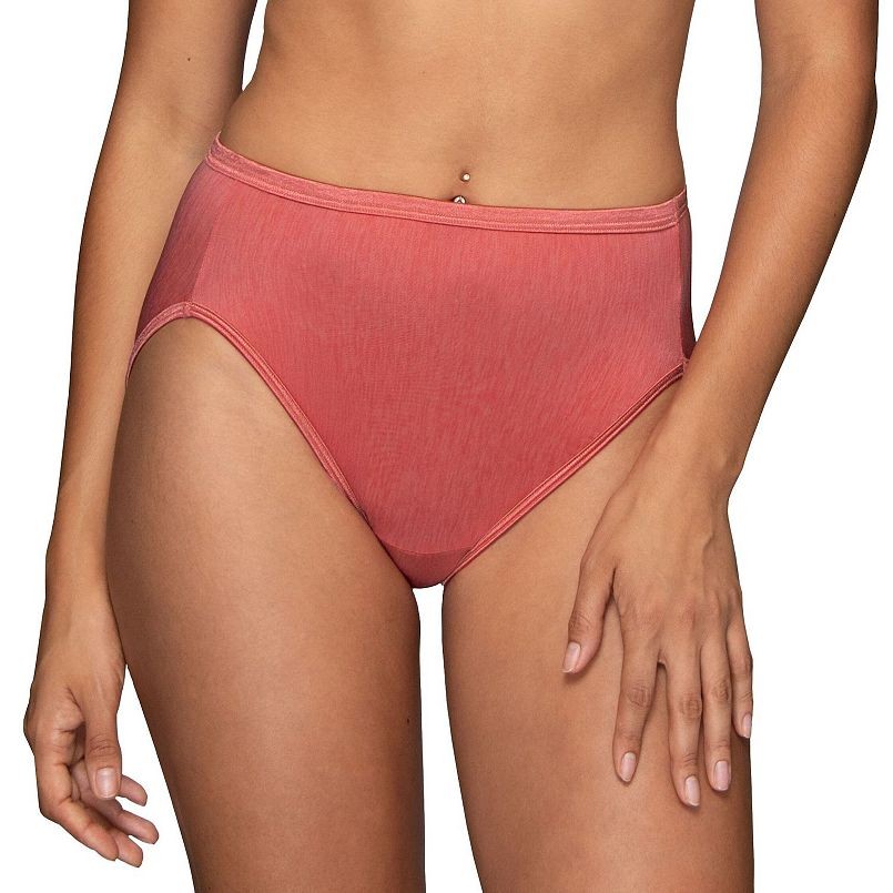 Vanity Fair 2-Pair HI-CUT brief Body Shine Illumination 13108 Poly/Nylon 10/3XL