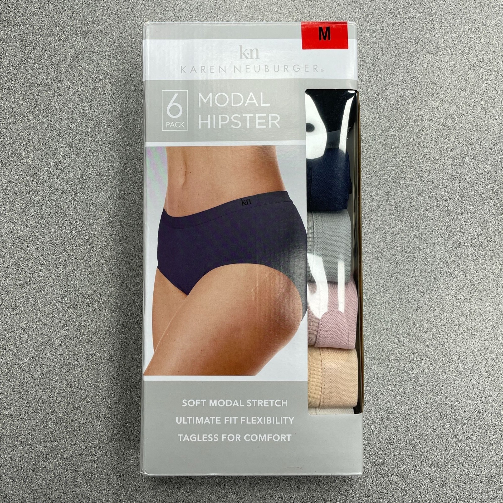 NEW Karen Neuburger Women’s M Modal Hipster 6-Pack Underwear M0171