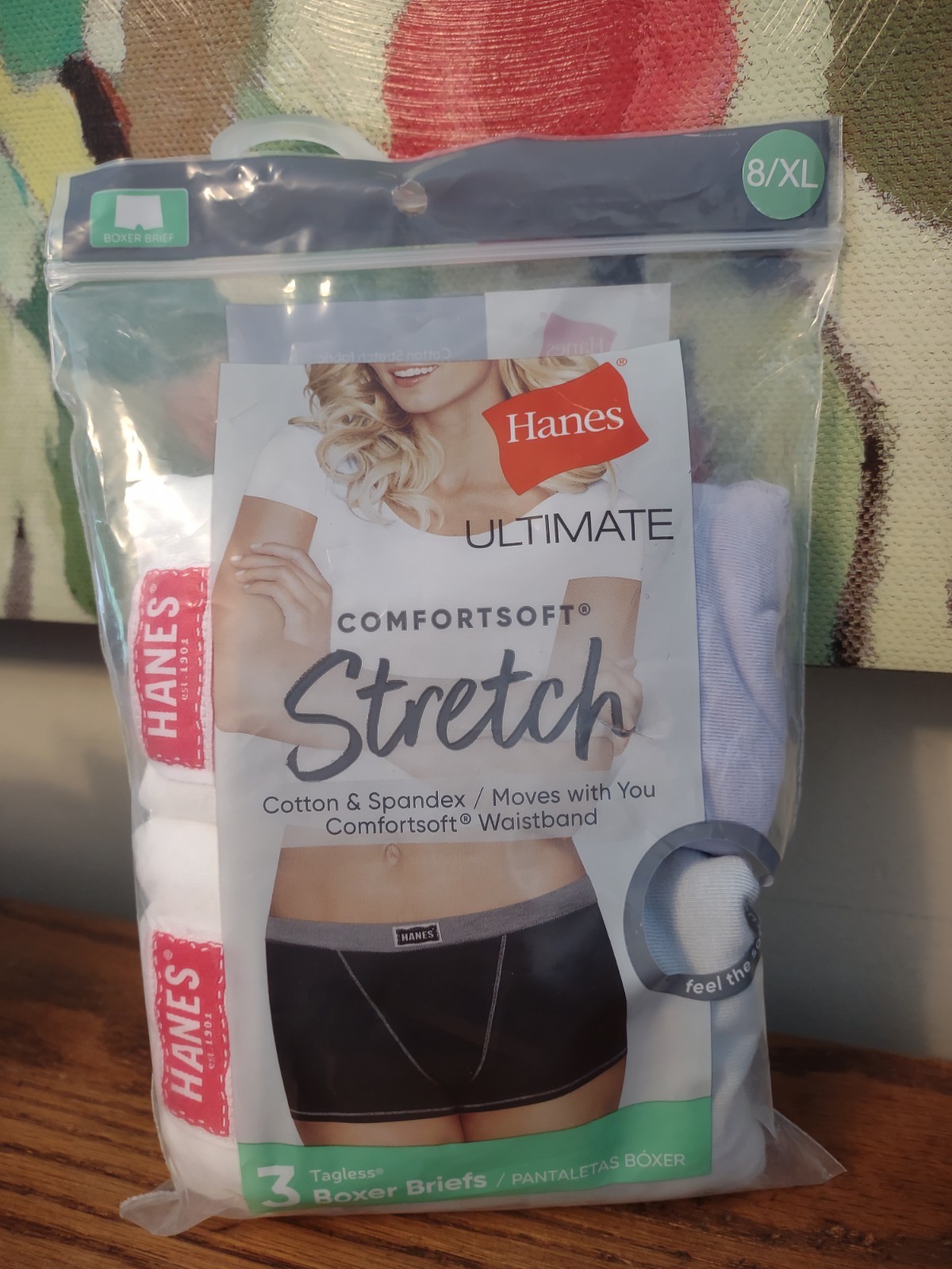 14 Pair Hanes Women’s XL 8 Comfort Flex Fit Boy Shorts Tagless
