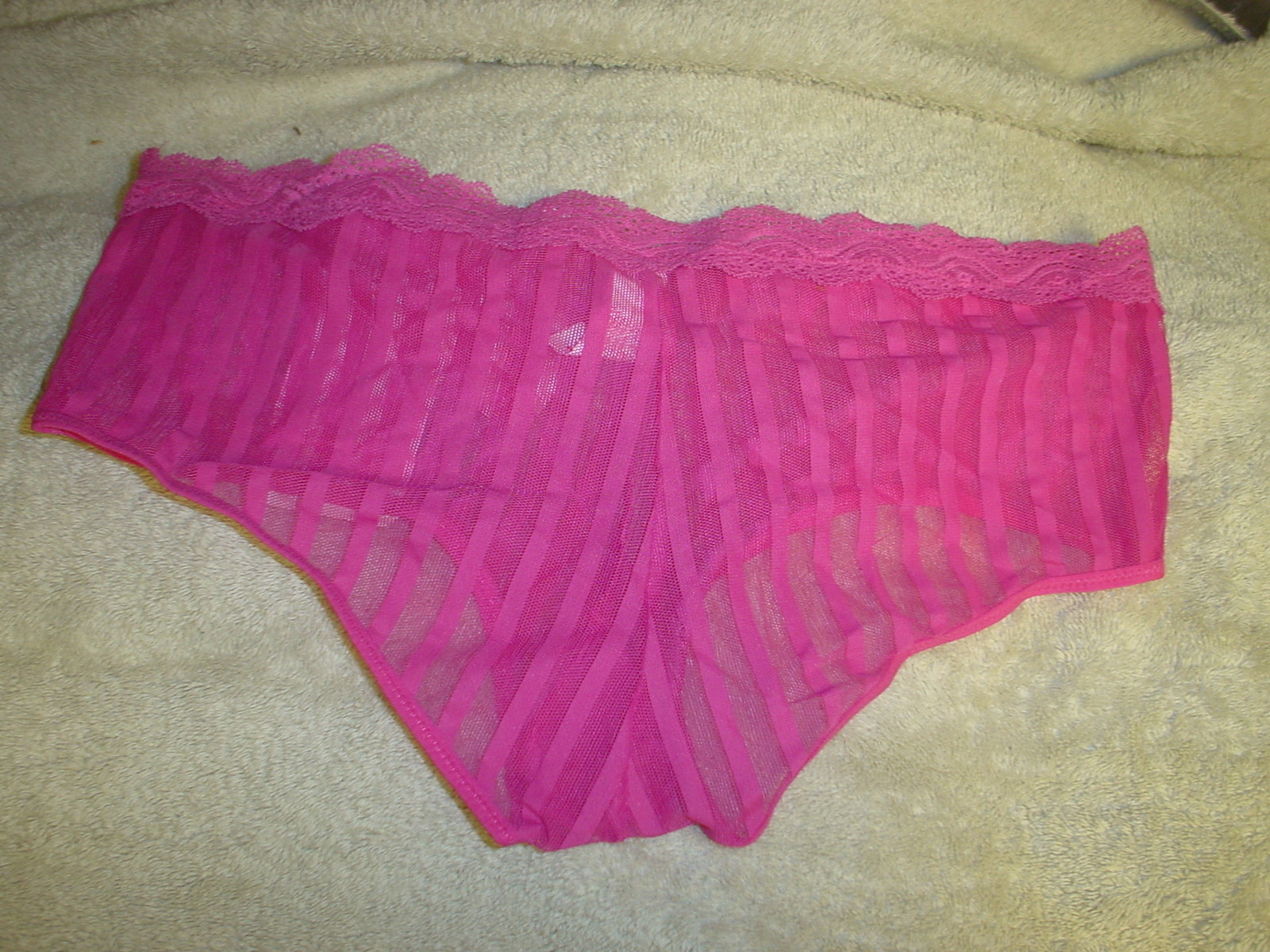 Lilly of France 2121402 Sheer Boyshort XLarge/Size 8 Pinky Pink Lot of 6 NWT