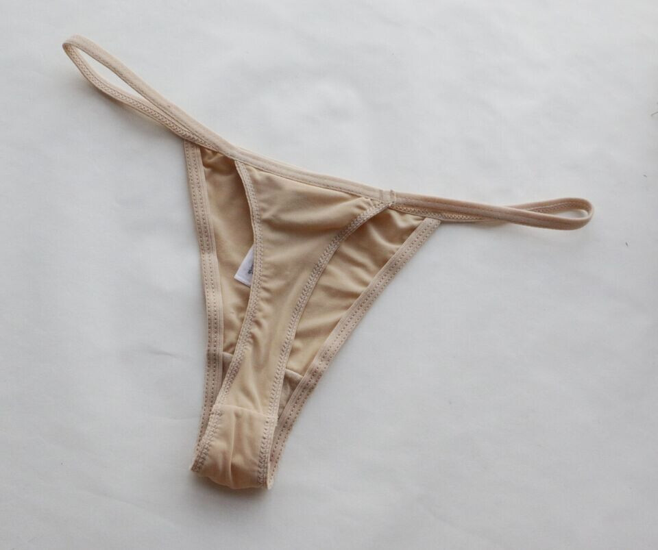 3PCS Women Sexy Thongs Solid Smooth T-Back underwear Hipster G-string Panties M