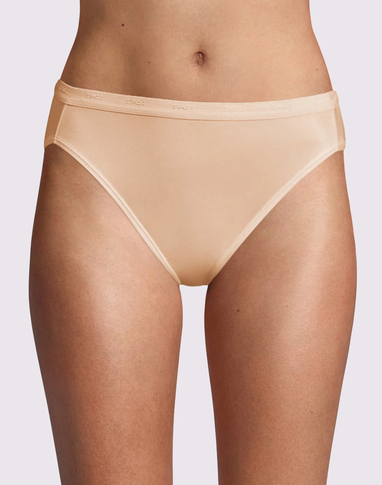 Bali Full-Cut-Fit Hi-Cut Panty Womens Panties Underwear microfiber No Ride Up