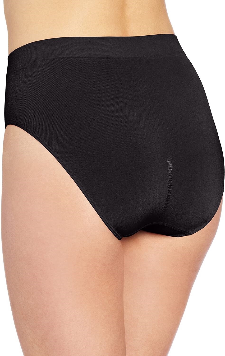 Wacoal Women’s 178698 B-Smooth High-Cut Panty Underwear Black Size S