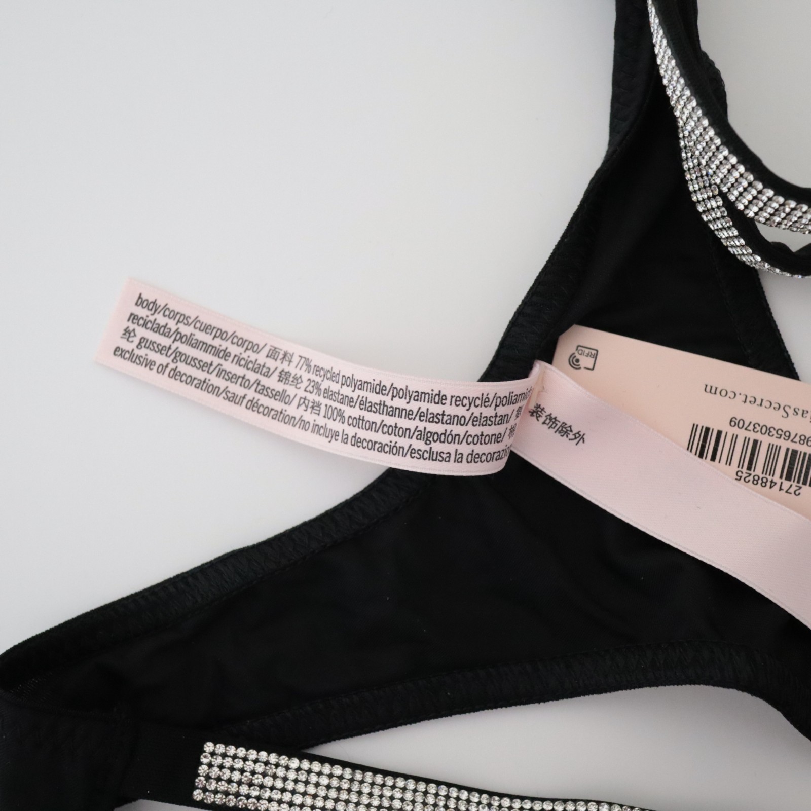 Victoria’s Secret VERY SEXY Double Shine Strap Satin Smooth Thong Panty S M L XL
